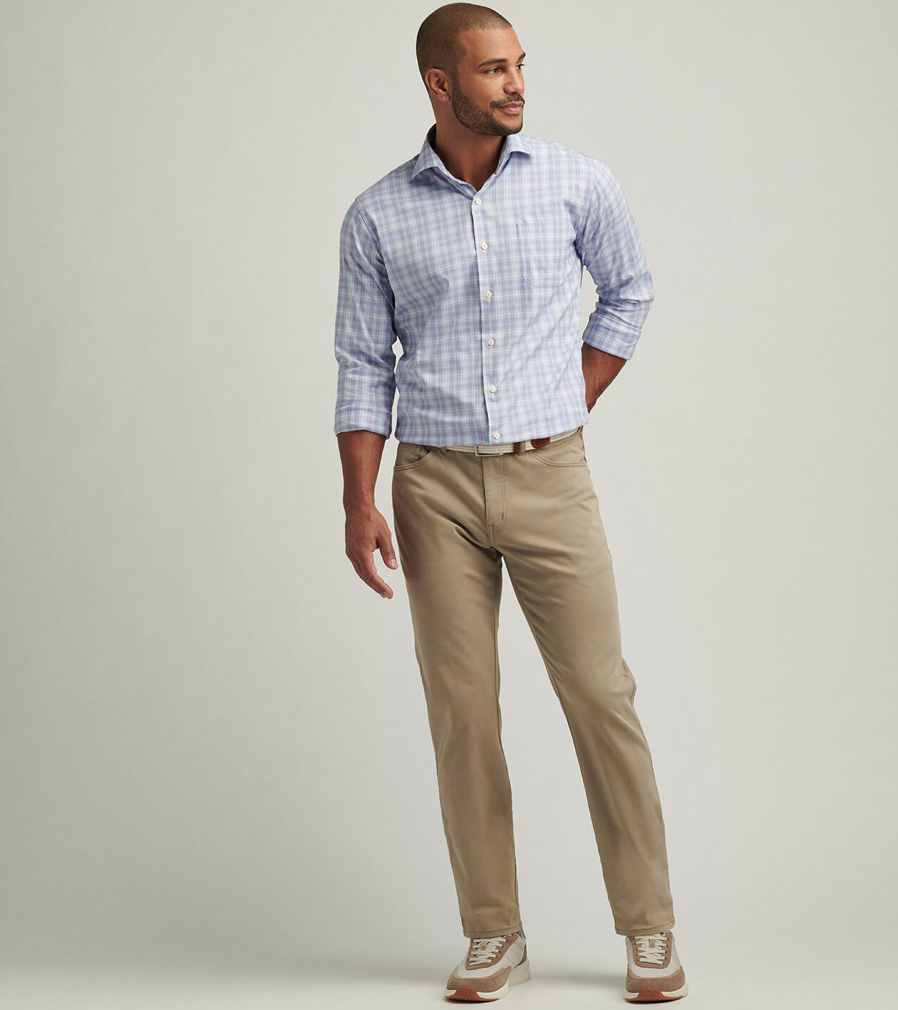 Signature Sateen Five-Pocket Pant | Men's Pants | Peter Millar