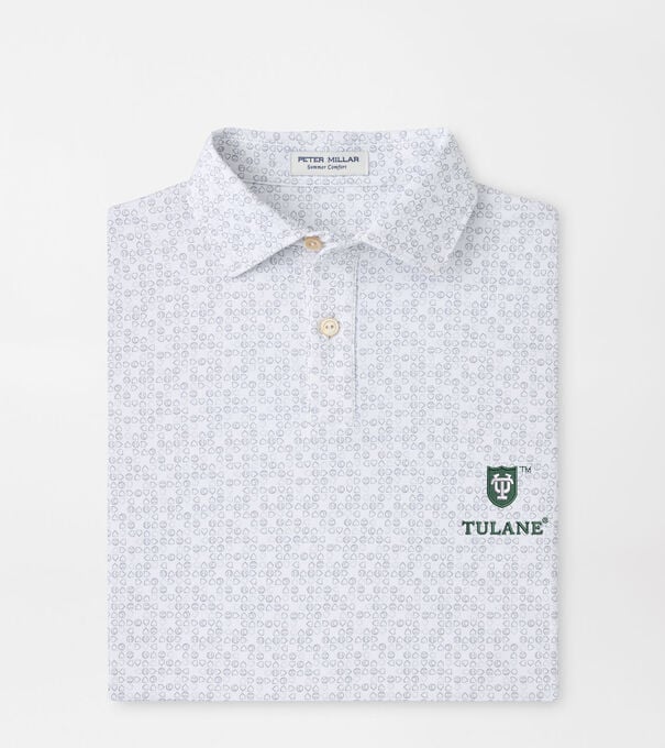 Tulane Bases Loaded Youth Performance Jersey Polo