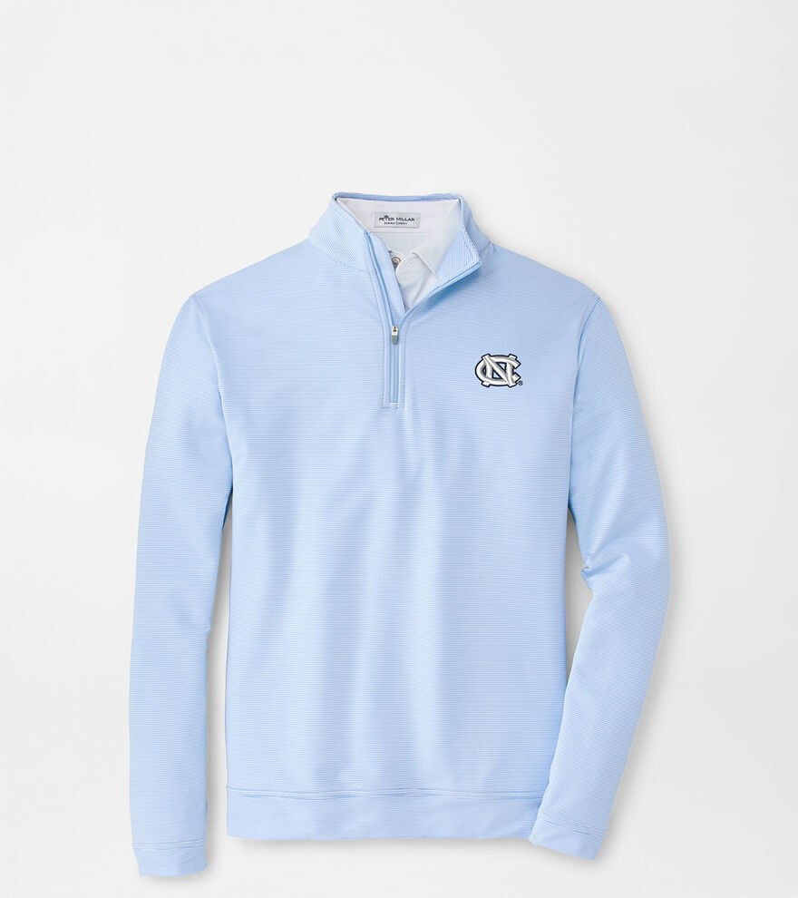 UNC Perth Sugar Stripe Performance Quarter-Zip image number 1