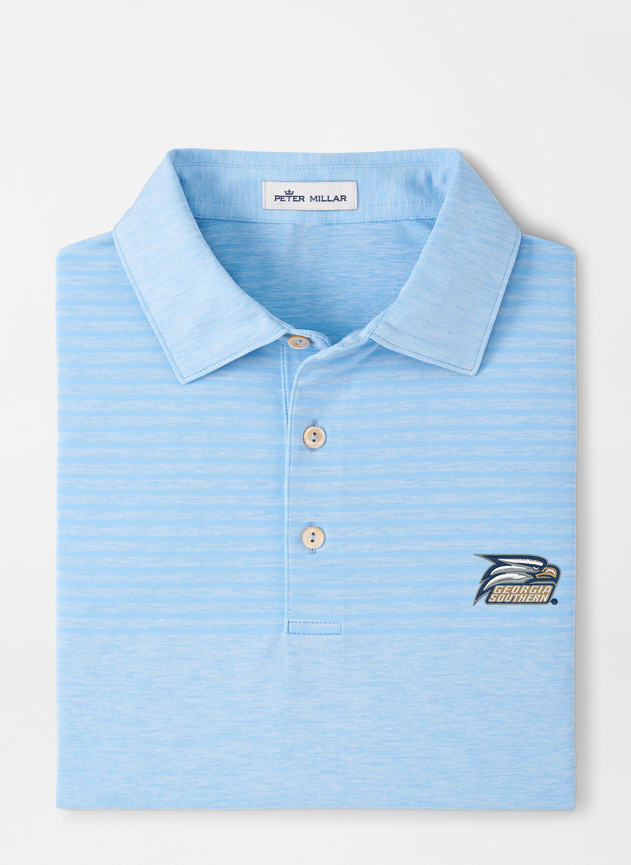 Georgia Southern Engineered Stripe Performance Polo Peter Millar