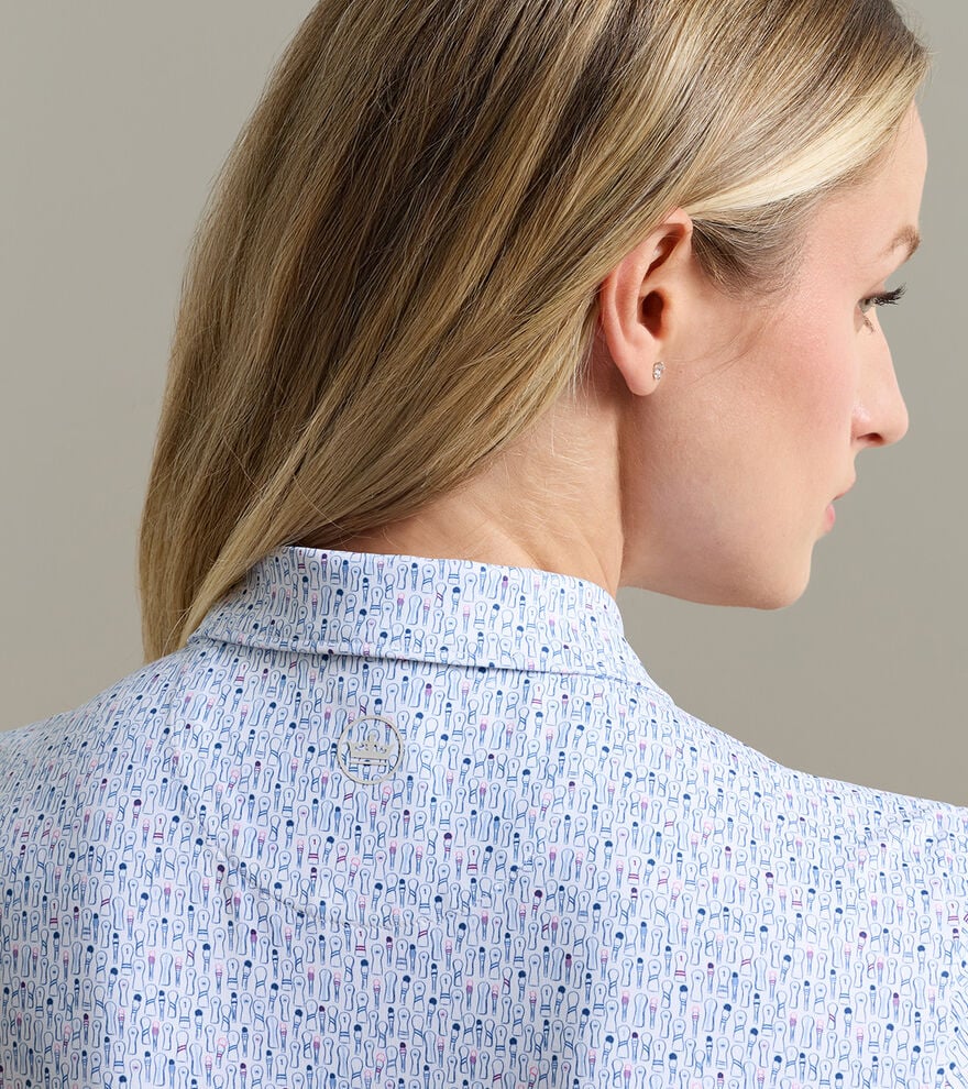 Fairway Frills Short Sleeve Jersey Polo image number 4