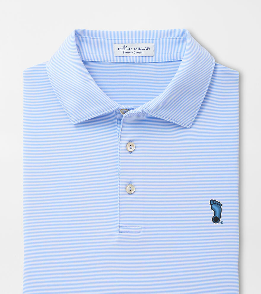 UNC Tar Heel Jubilee Stripe Performance Polo image number 1