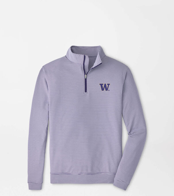 Washington Perth Sugar Stripe Performance Quarter-Zip