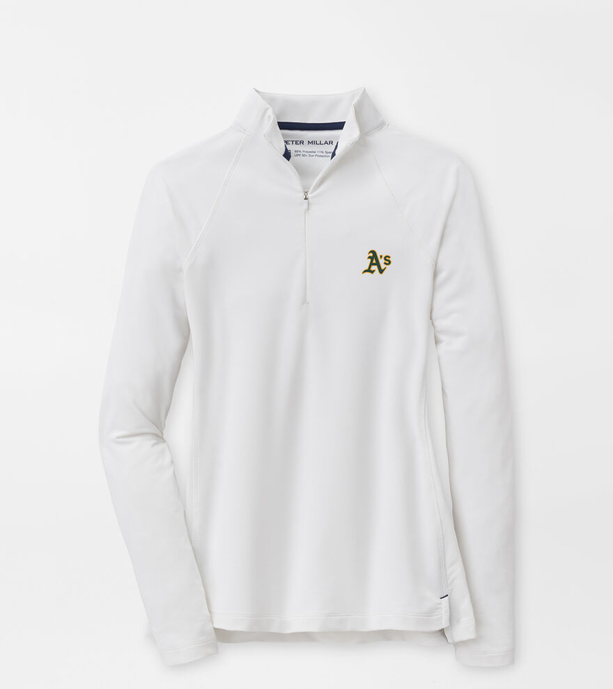 Oakland A's Women's Raglan-Sleeve Perth Layer image number 1