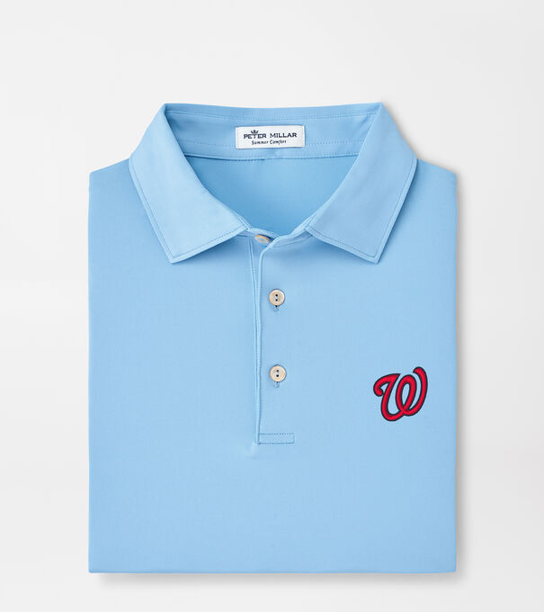 Washington Nationals Solid Performance Jersey Polo