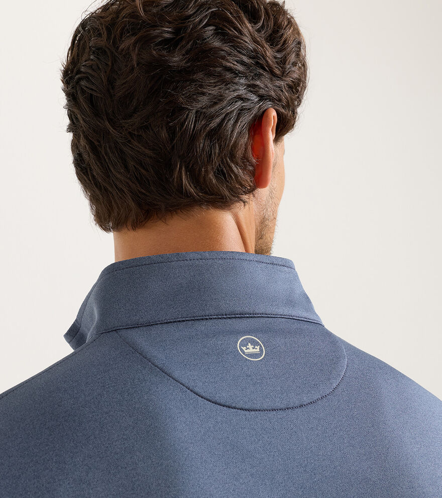 Perth M&eacute;lange Performance Quarter-Zip image number 4
