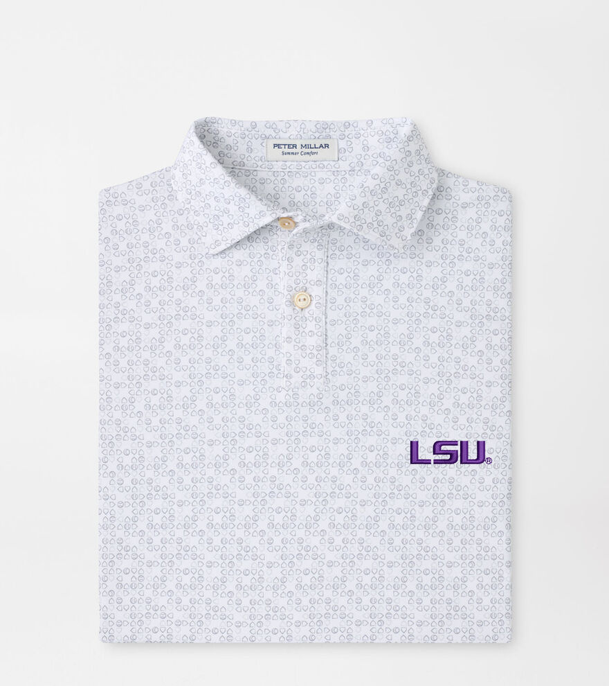 LSU Bases Loaded Youth Performance Jersey Polo image number 1