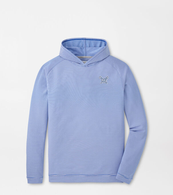 Hampton University Pine Sugar Stripe Performance Hoodie