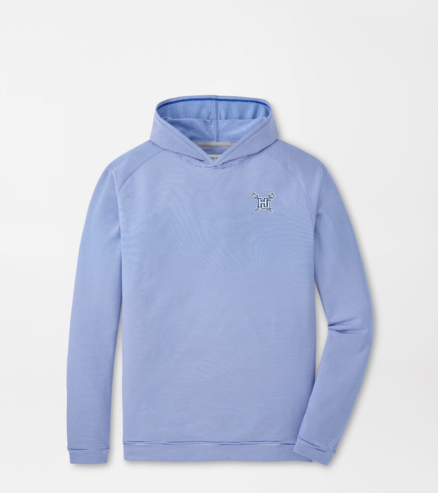 Hampton University Pine Sugar Stripe Performance Hoodie image number 1