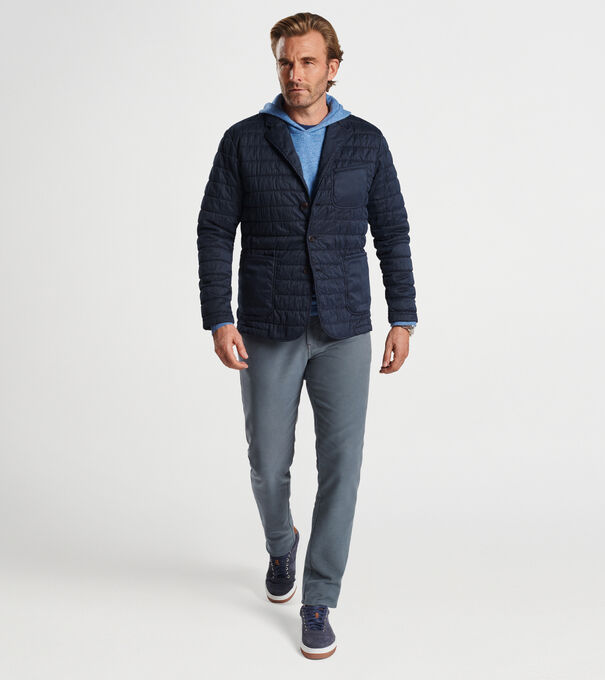 Greenwich Garment-Dyed Quilted Blazer