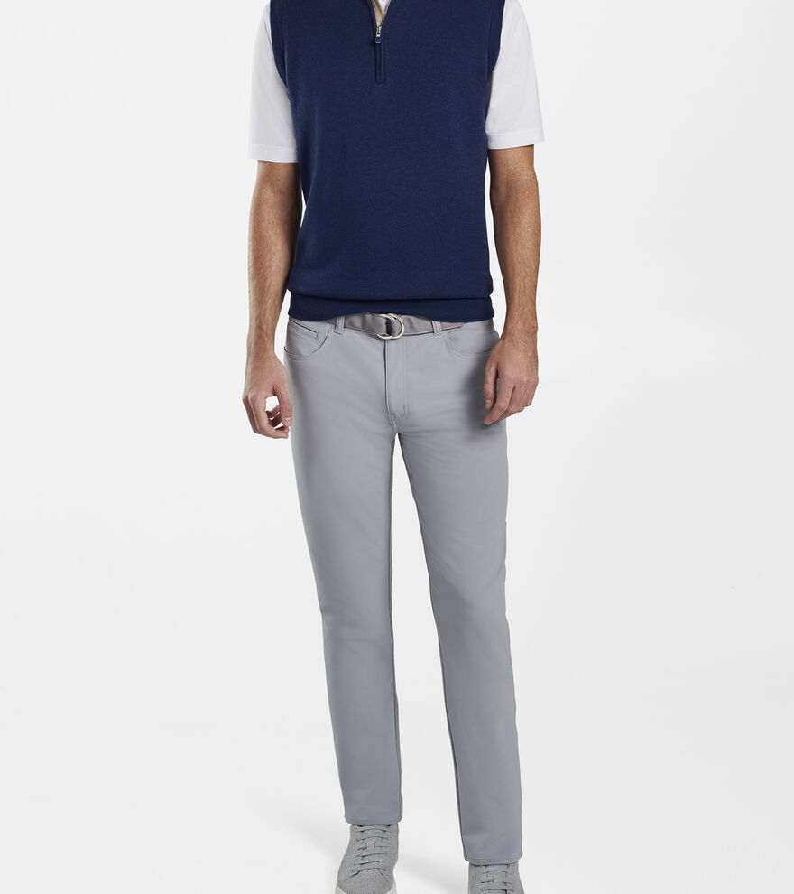 Crown Crafted Interlock Quarter-Zip Vest image number 2