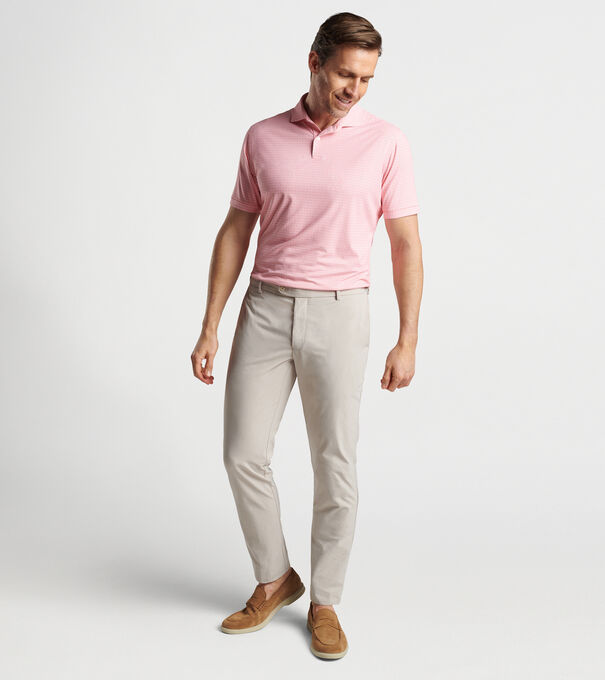 Lloyd Dot Geo Performance Jersey Polo