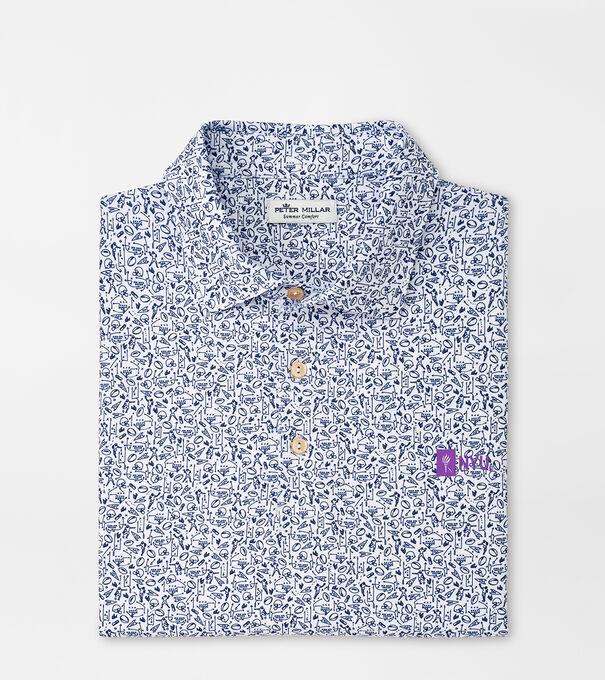 NYU Game Day Performance Jersey Polo