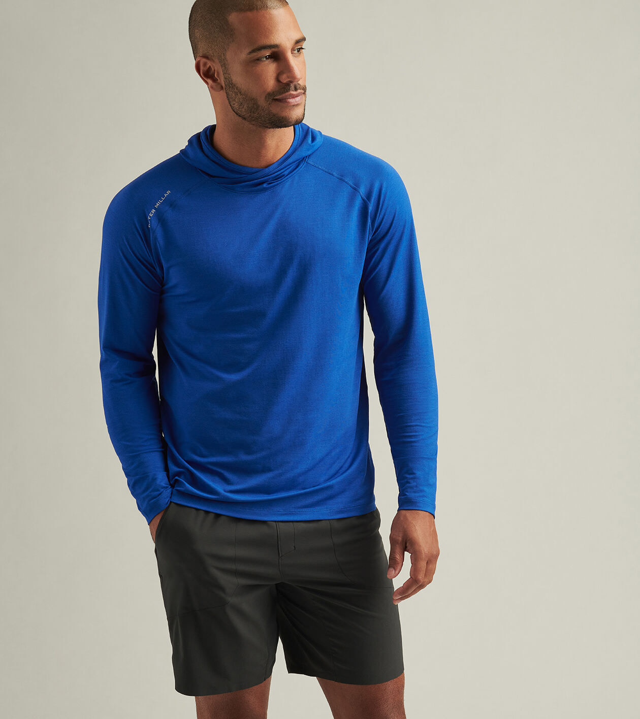 人気メーカー・ブランド Aurora Performance T-Shirt Hoodie | Men's Hoodies | Peter Millar トップス