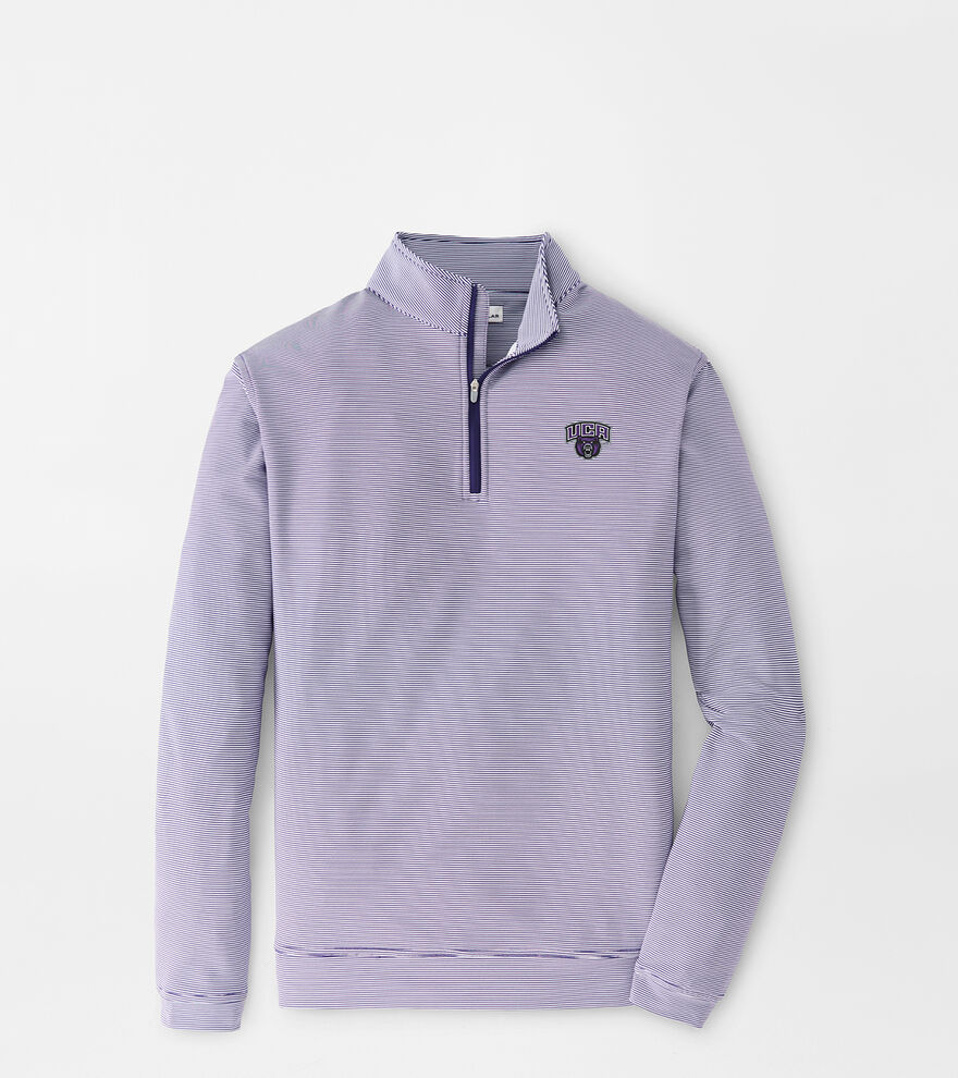 Central Arkansas Perth Sugar Stripe Performance Quarter-Zip image number 1