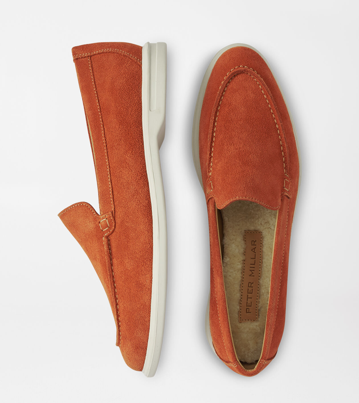 Peter millar sales suede loafers