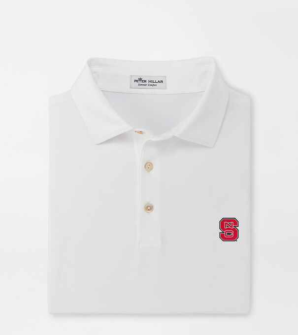 NC State Solid Performance Jersey Polo (Sean Self Collar)