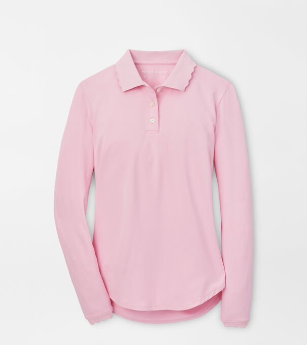 Opal Long-Sleeve Stretch Jersey Polo
