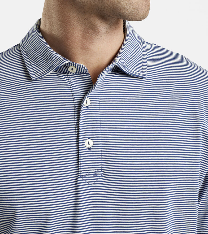 Wellington Aqua Cotton Polo - Alternate Image 5