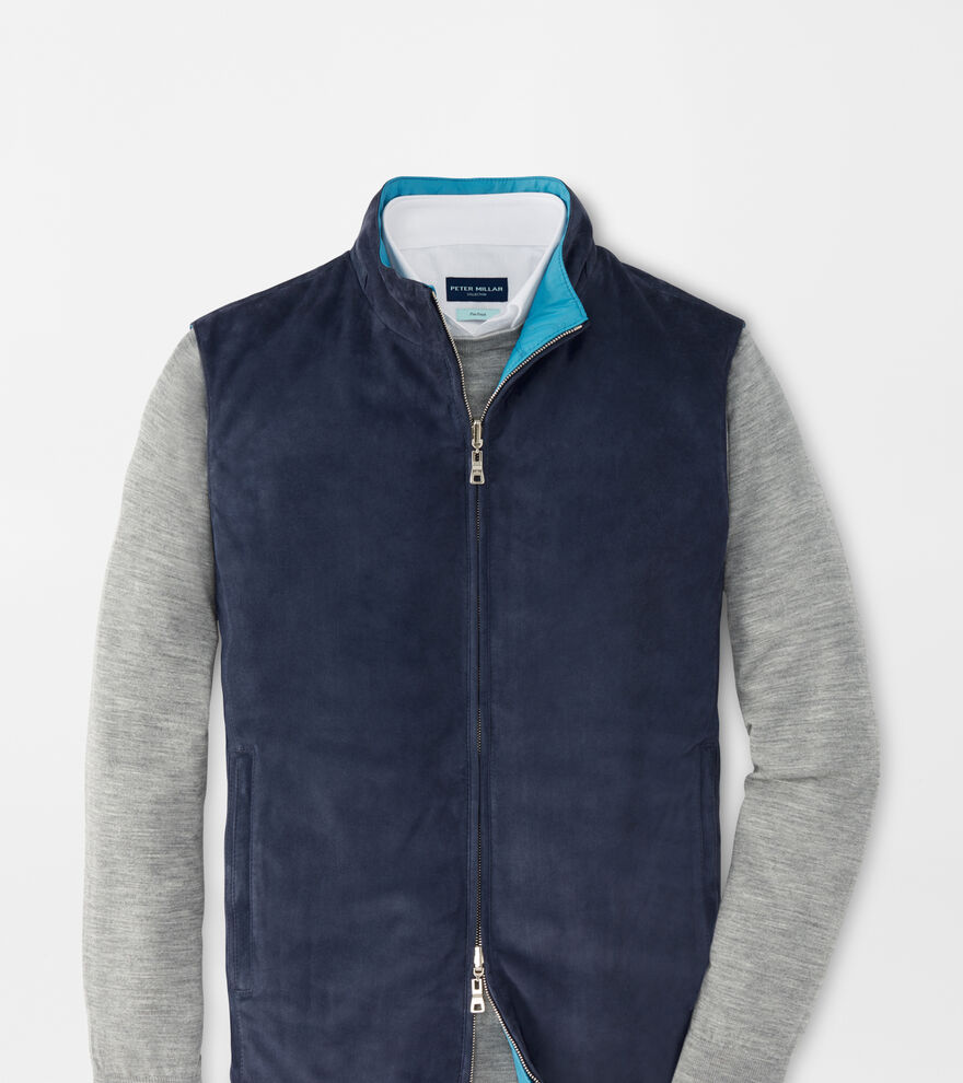 Chateau Sky Reversible Suede Vest image number 1