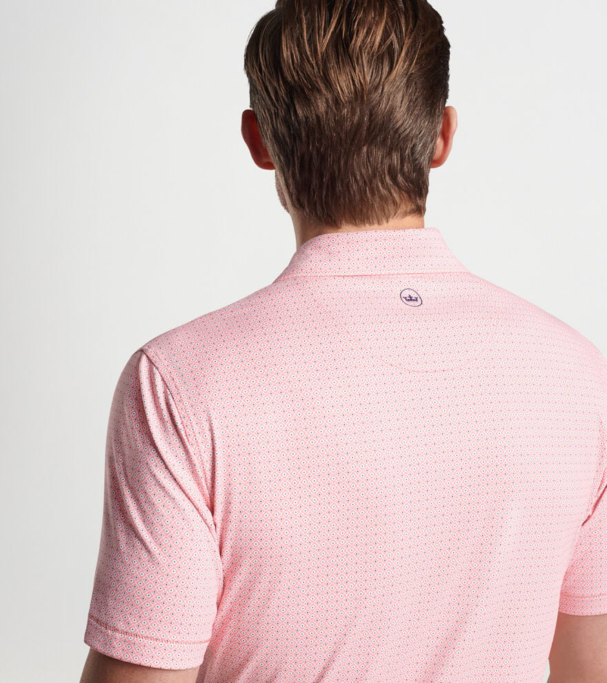 Lloyd Dot Geo Performance Jersey Polo image number 4