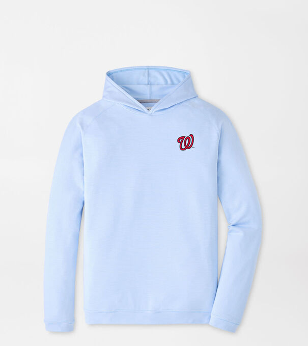 Washington Nationals Pine Sugar Stripe Performance Hoodie