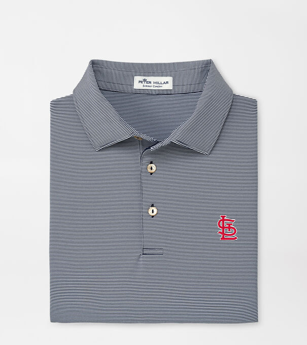 St. Louis Cardinals Jubilee Stripe Performance Polo