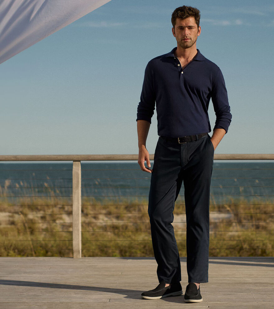 Mariner Sea Island Flat Front Chino image number 5