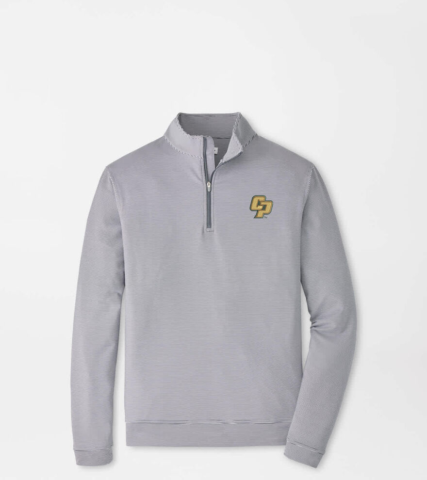 CalPoly Perth Mini-Stripe Performance Pullover