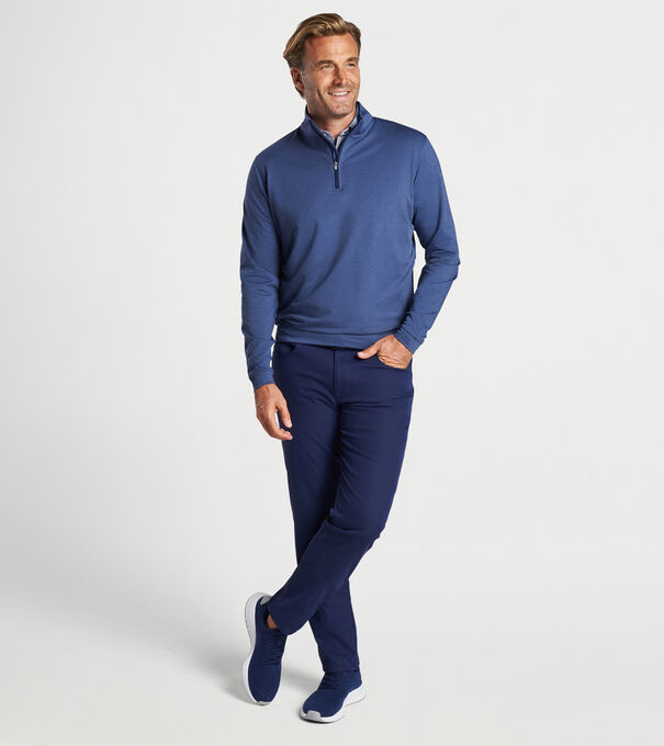 Perth Mélange Performance Quarter-Zip