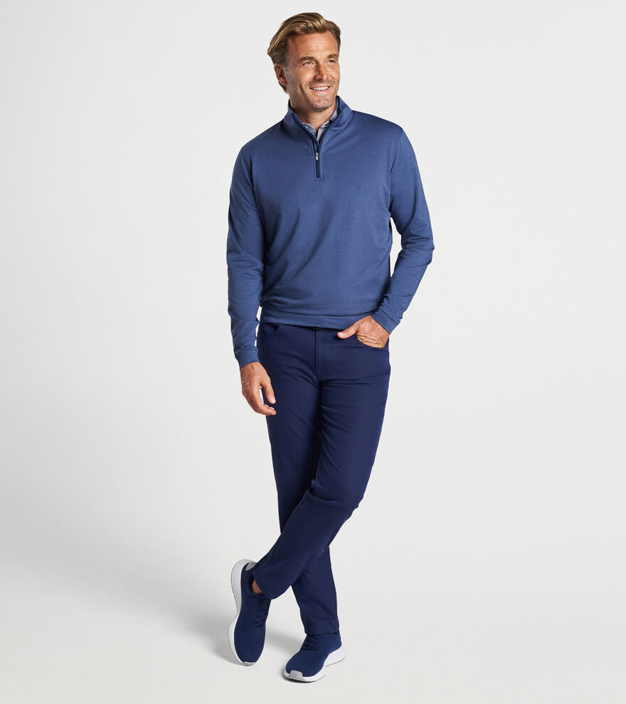 Perth Mélange Performance Quarter-Zip image number 2