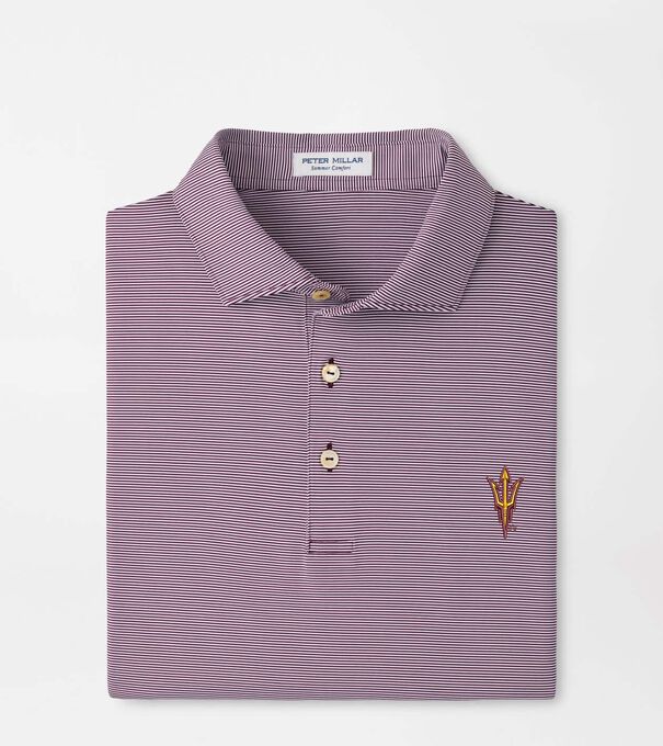 Arizona State Jubilee Stripe Performance Polo
