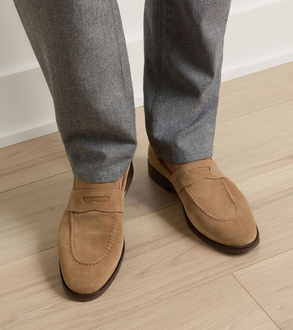 Madison Suede Penny Loafer - Alternate Image 1