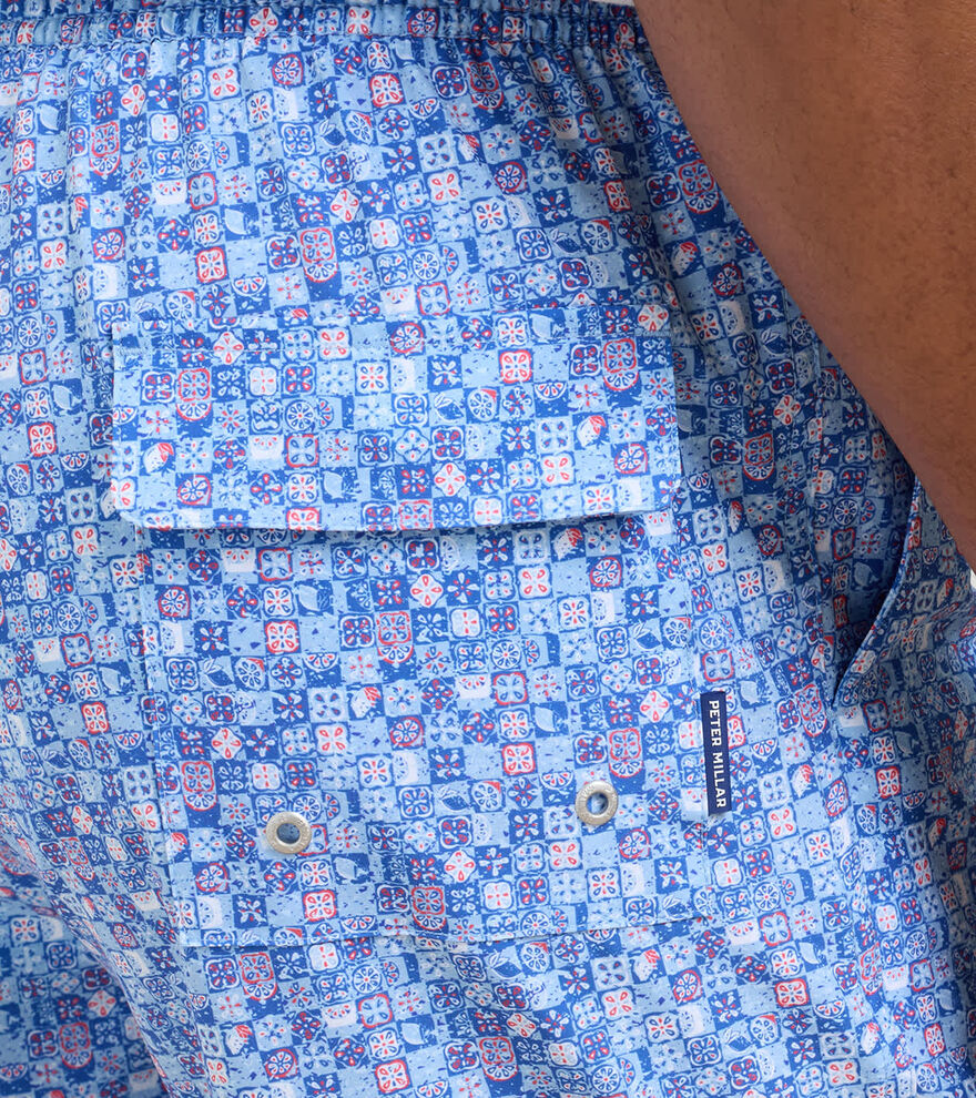 Santorini Tiles Swim Trunk image number 5