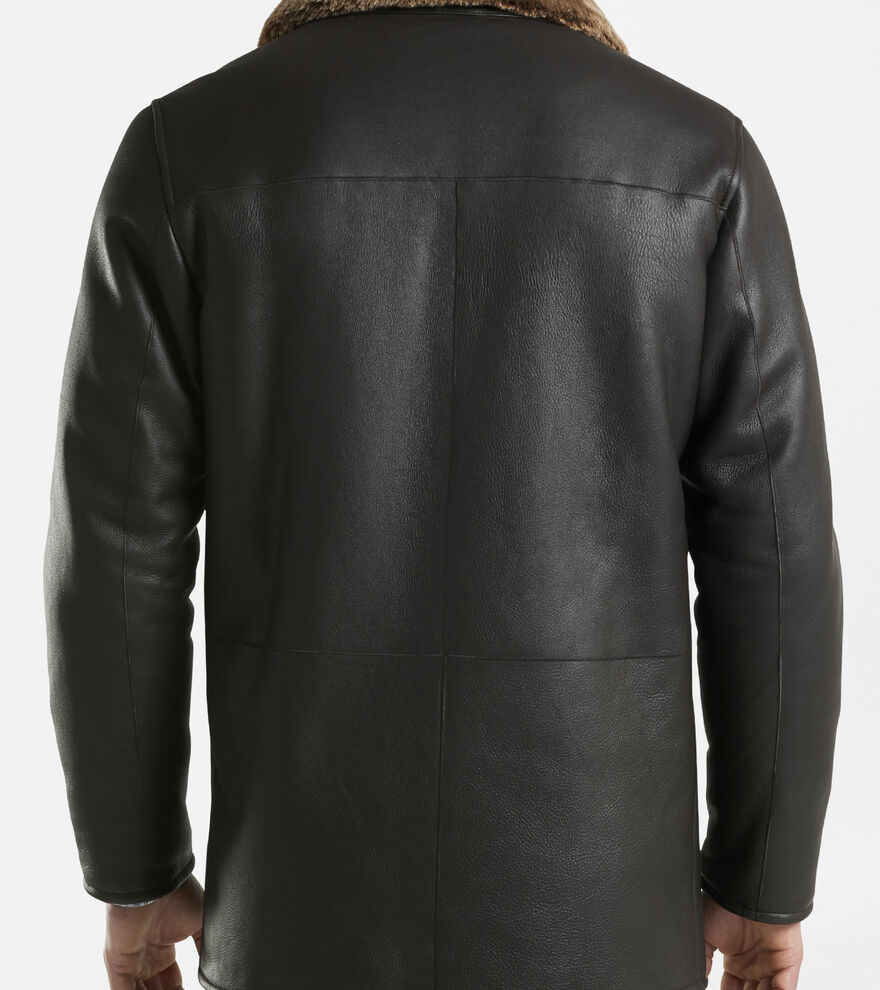 Shearling Leather Coat image number 3