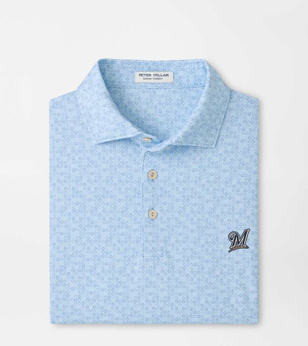Cooperstown Milwaukee Brewers Bases Loaded Performance Jersey Polo