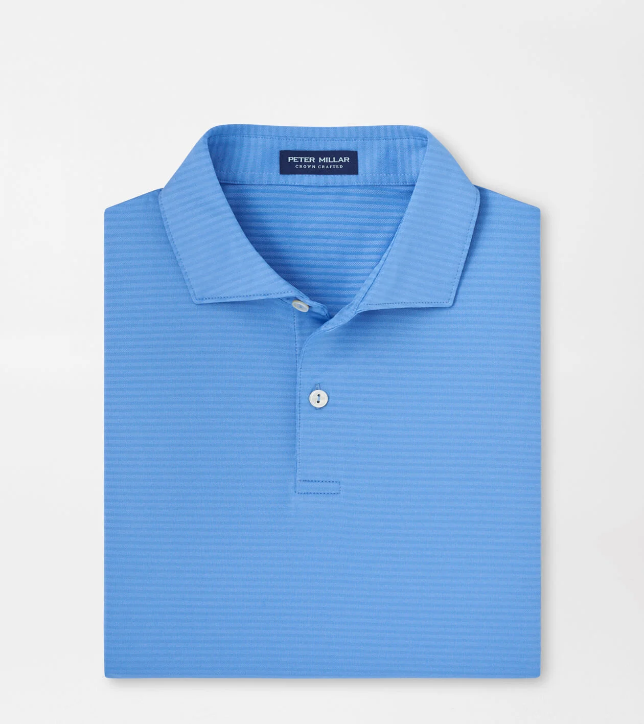 Peter Millar Men's Large Polo New With Tags Striped Navy