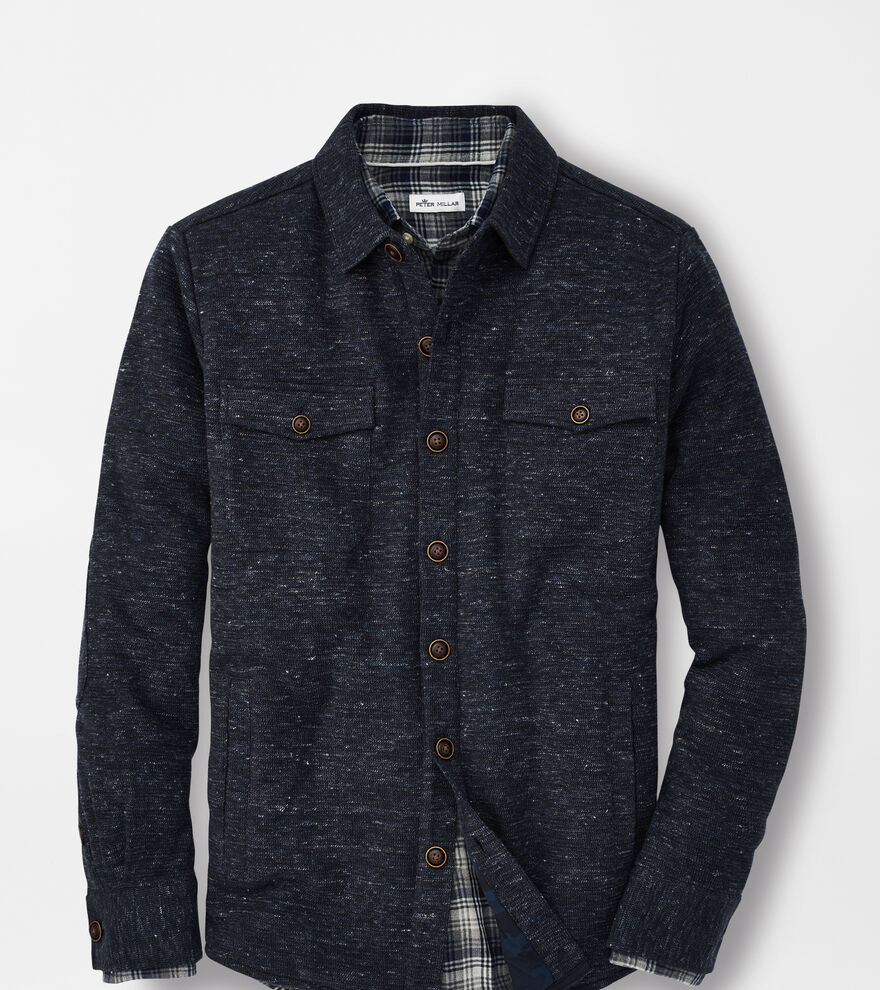 Slub Cotton-Linen Shirt Jacket image number 1