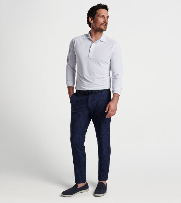 Soul Long-Sleeve Performance Mesh Polo