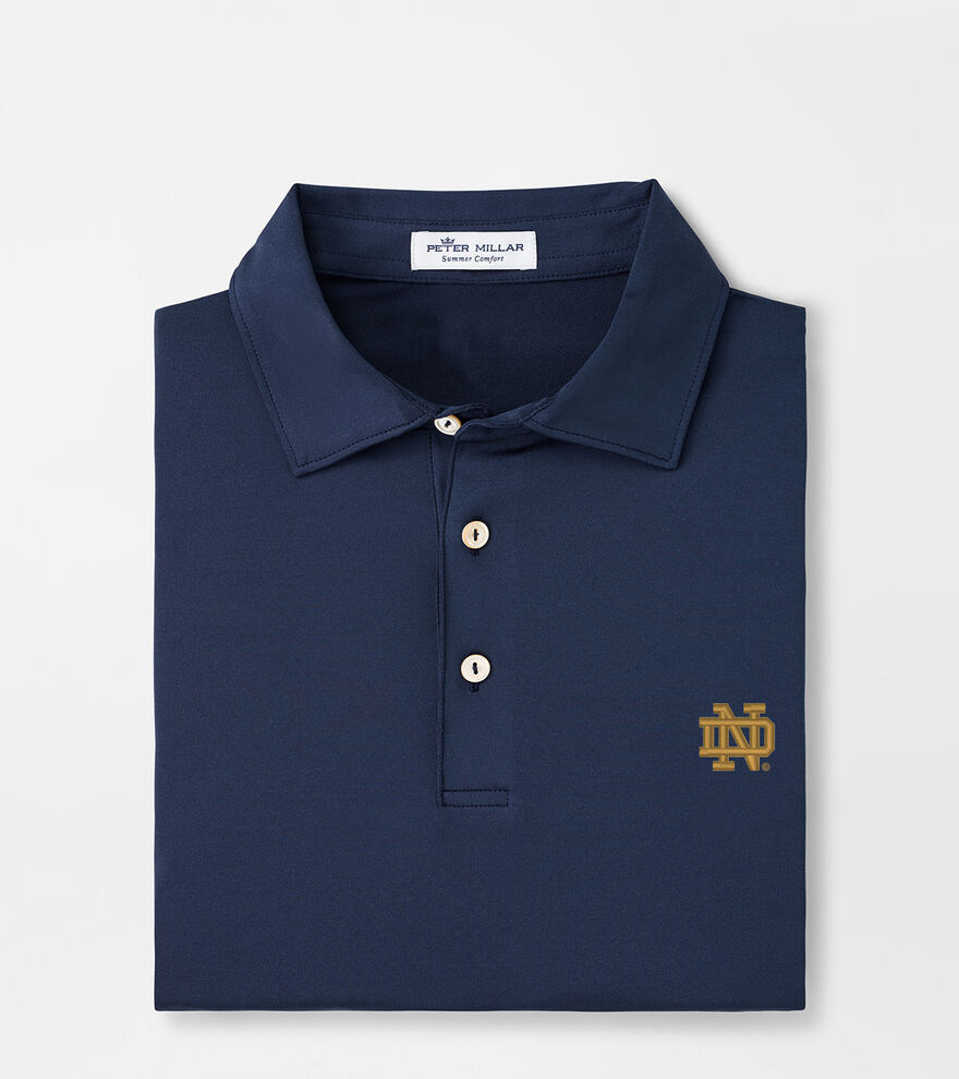 Notre Dame Solid Performance Jersey Polo image number 1