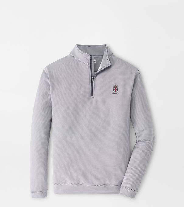 Brown University Perth Sugar Stripe Performance Quarter-Zip