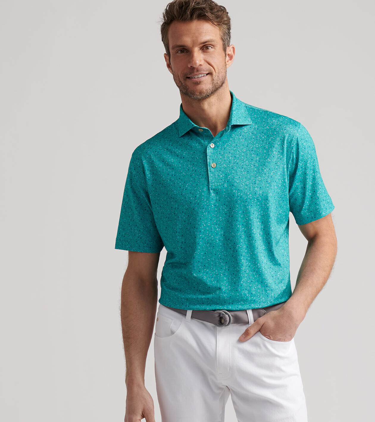 Day Of The Dead Performance Jersey Polo | Men's Polos | Peter Millar