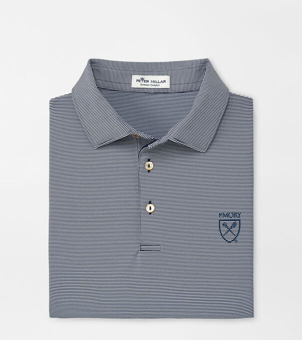 Emory Jubilee Stripe Performance Polo