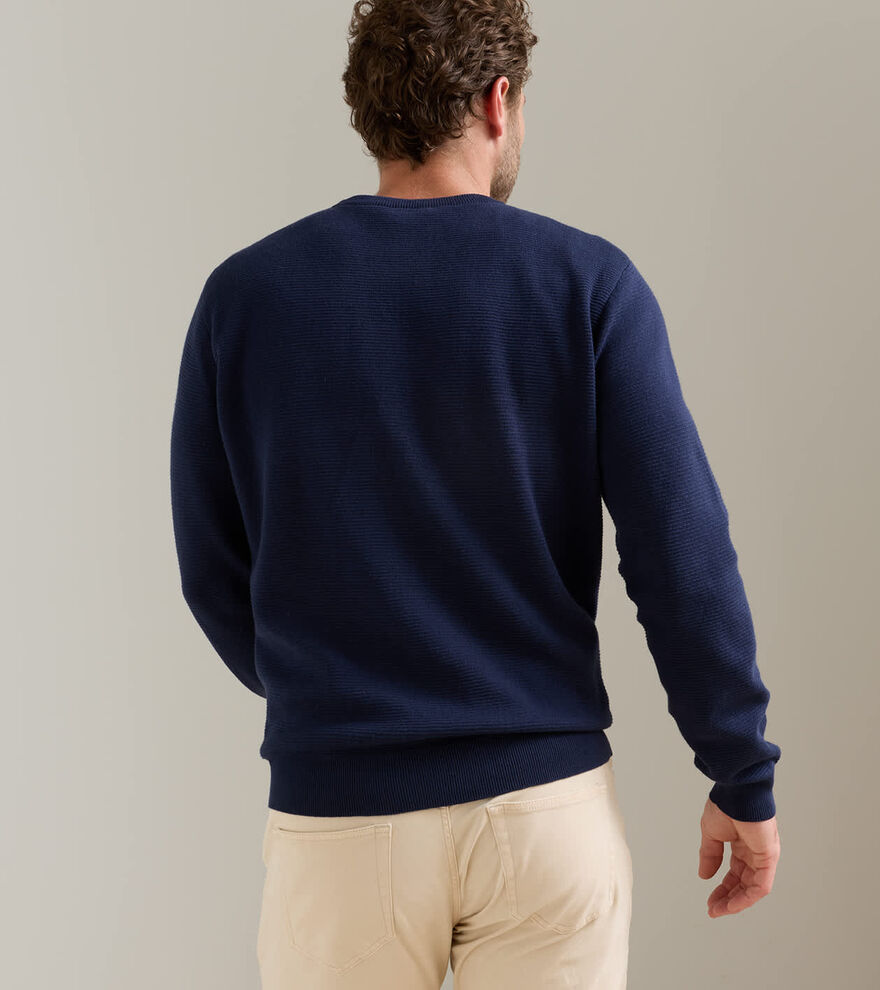 Coolspun Lite Textured Crewneck Sweater image number 3