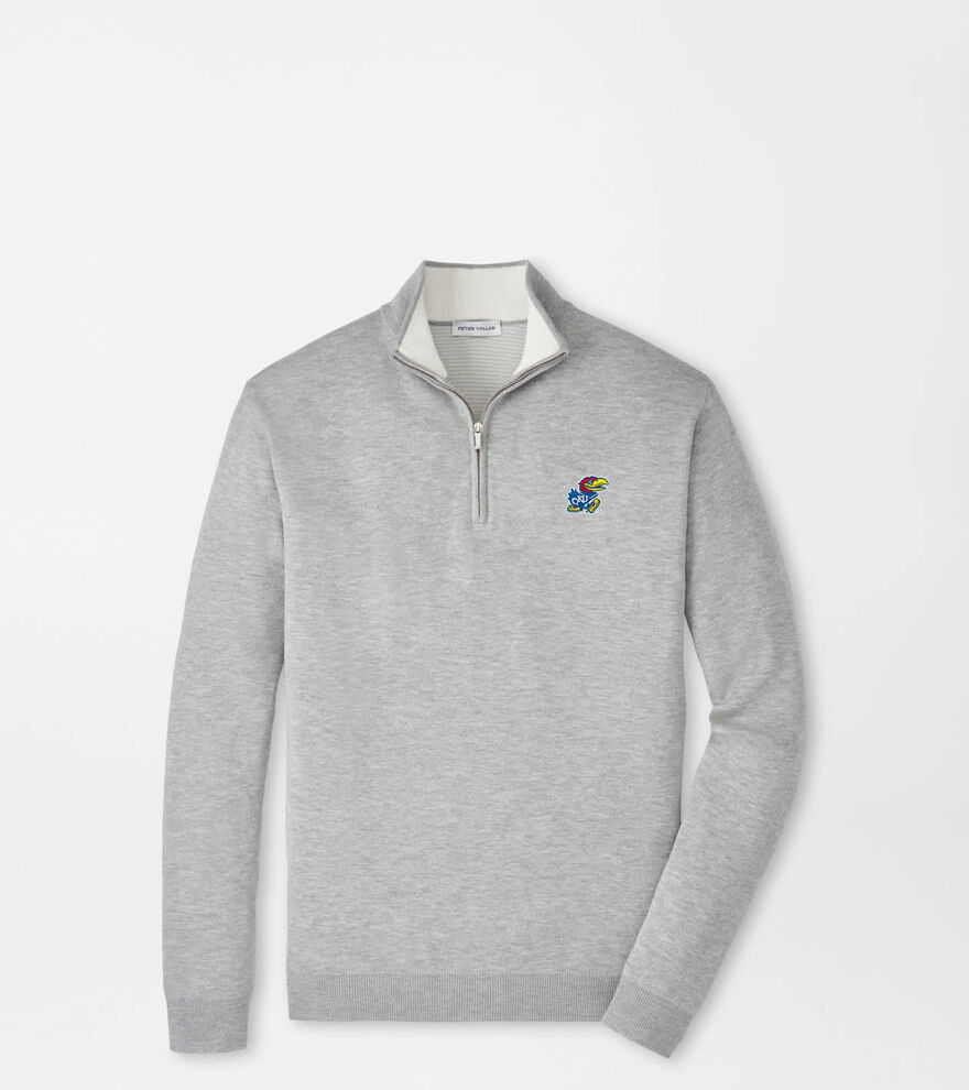 Kansas Coolspun Lite Cotton Quarter-Zip Sweater image number 1