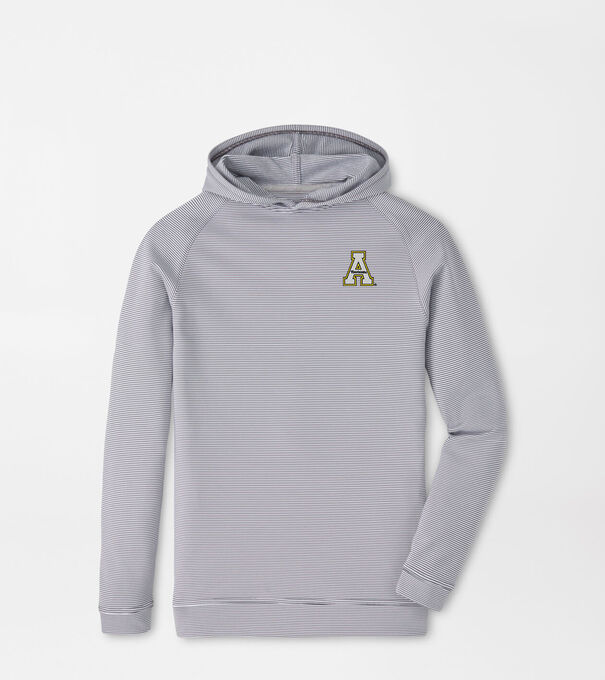 Appalachian State Pine Youth Sugar Stripe Performance Hoodie