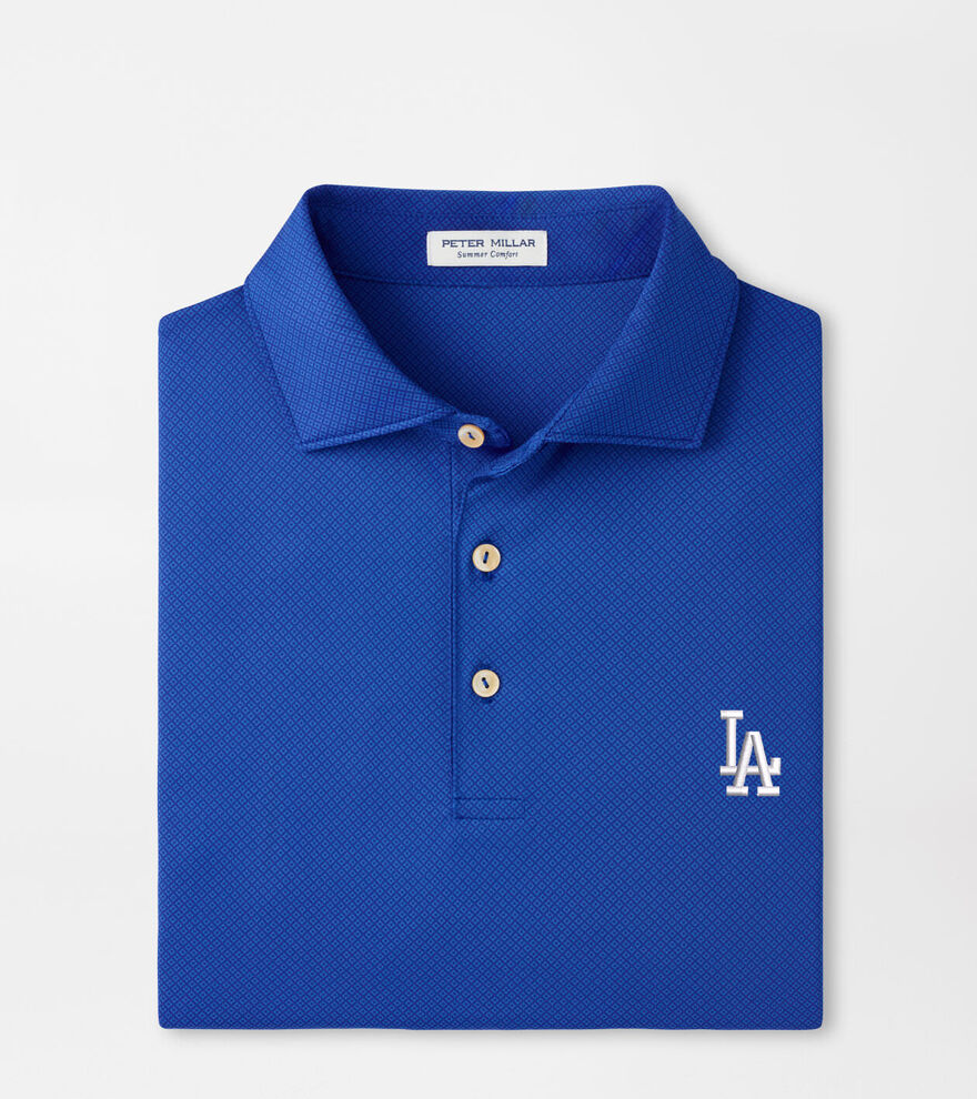 Los Angeles Dodgers Hugo Performance Jersey Polo image number 1