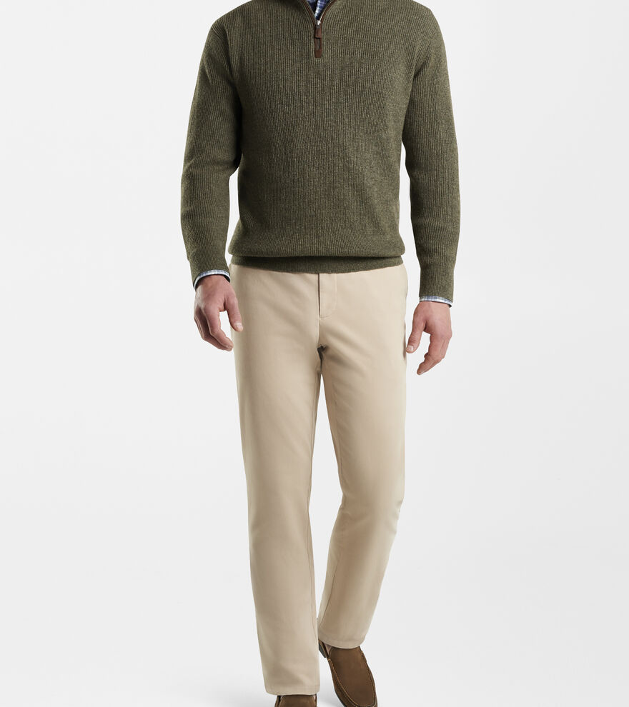 Wool-Cashmere Quarter-Zip Sweater image number 4