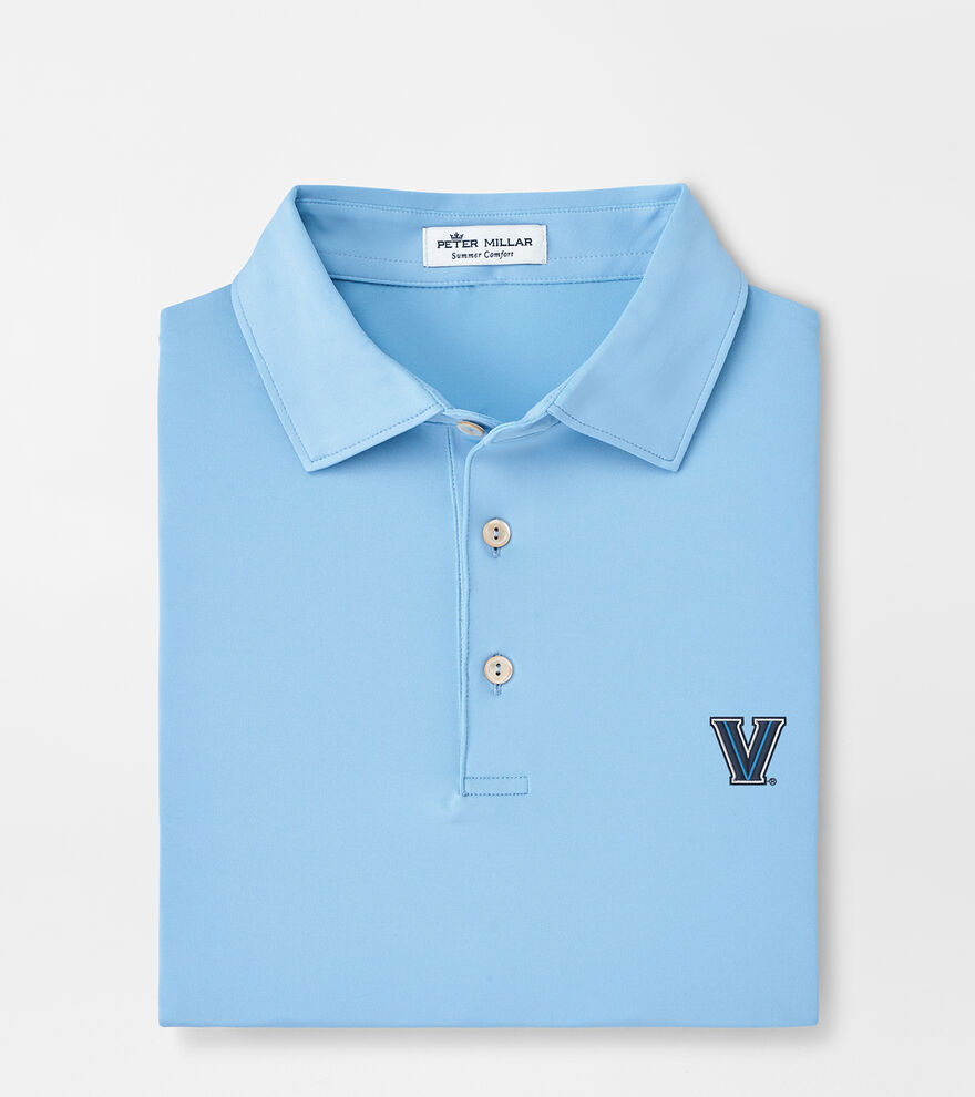 Villanova Solid Performance Jersey Polo (Sean Self Collar) image number 1
