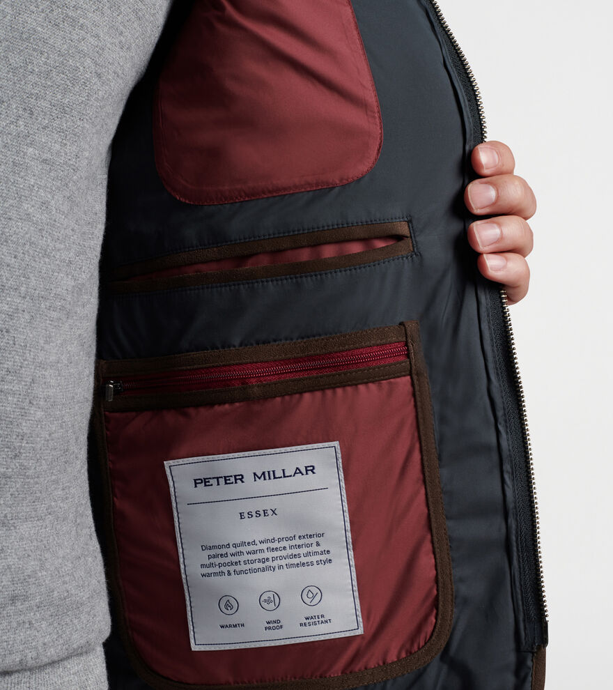Essex Quilted Travel Vest image number 9
